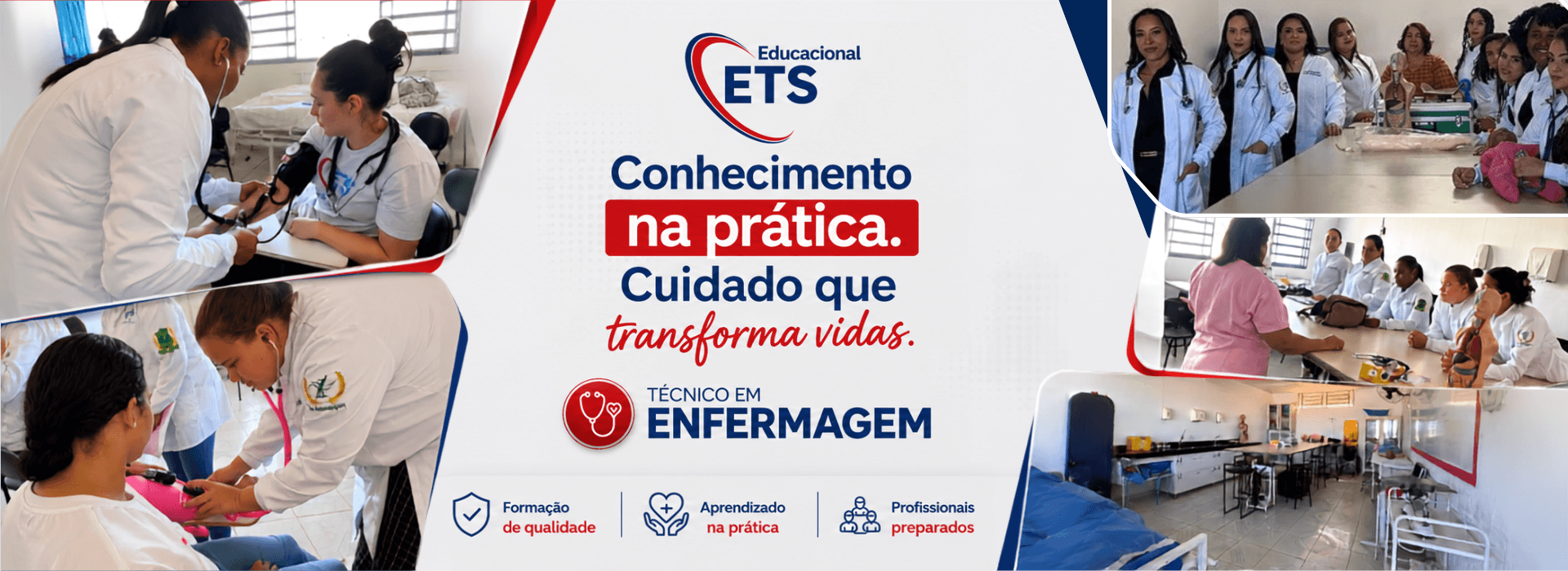 Educacional ETS — Cursos de Bombeiro Civil e Técnico em Enfermagem